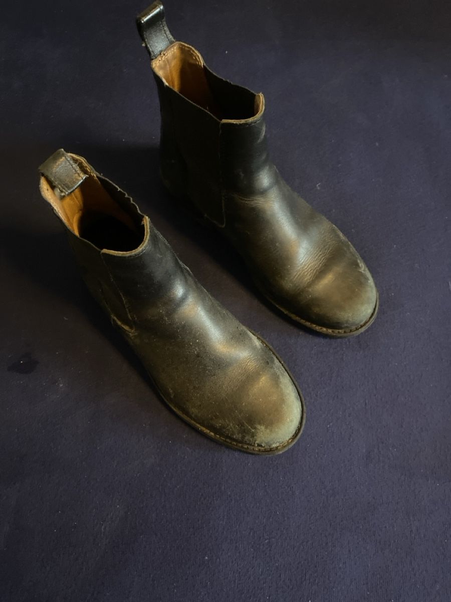 Scarpe da uomo: Schwarze echt Leder Stiefeletten, Grösse 35 inkl Chaps – Usato da Zürich venduto da sar_7s87 1