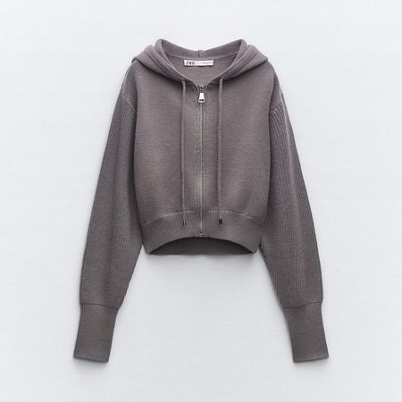 Zara Strickjacke mit Kapuze, Top Zustand, Grösse S