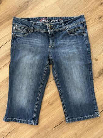 edc by esprit Capri-Hose Jeans blau Grösse 38 guter Zustand