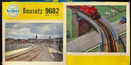 Bausatz Kibri B-9682 H0 Blechträger-Brücke 28,2x7x3cmVintage