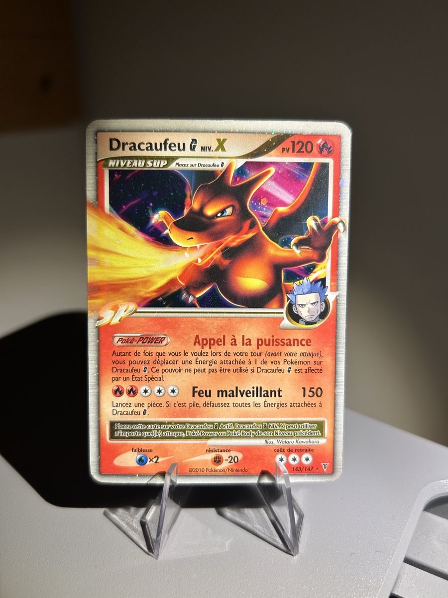 Pokémon Carte collezionabili: Pokemon Charizard lv. X 143/147 (FR) – Usato da Vuadens venduto da Numispot