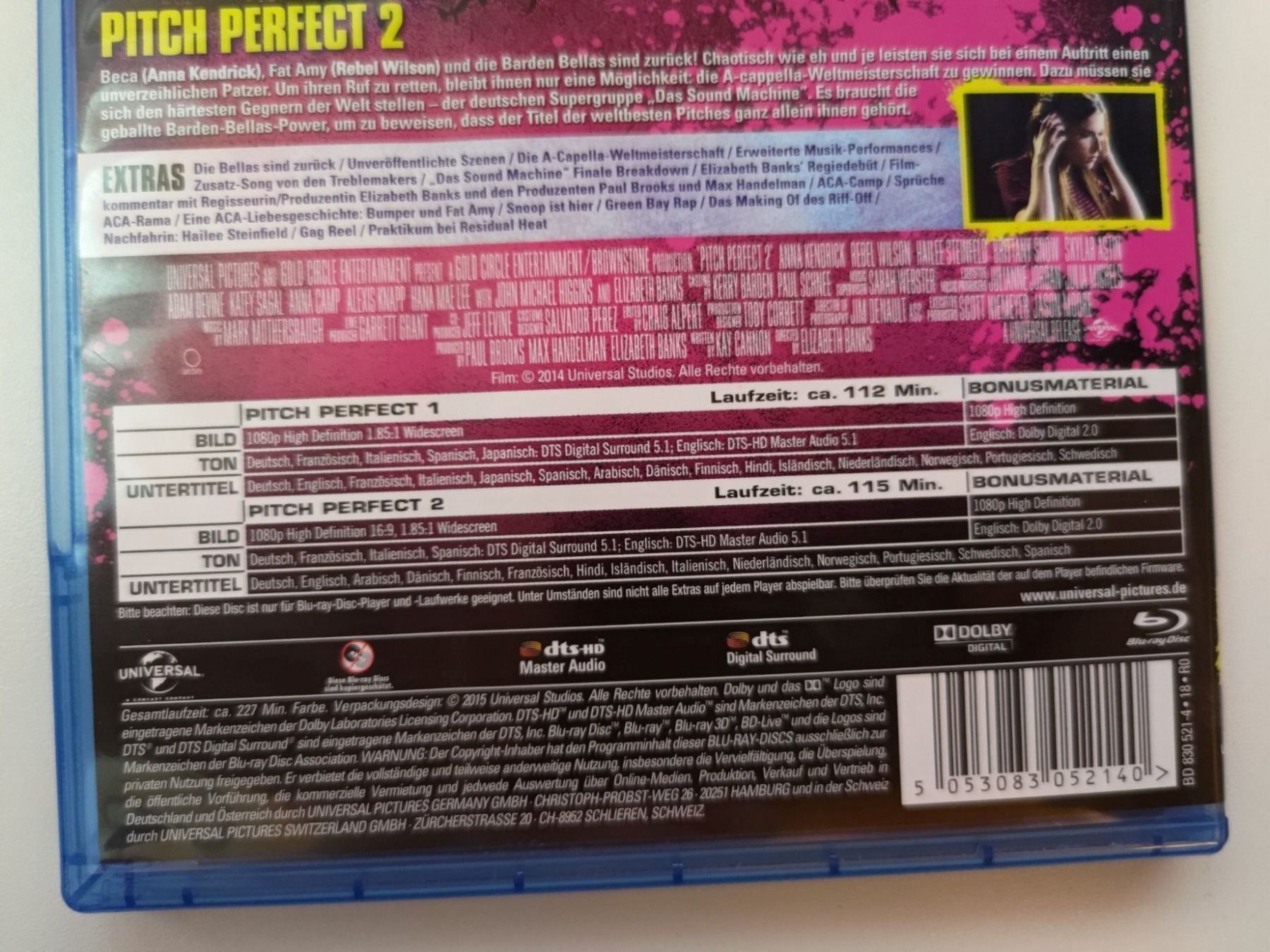 Alle DVDs: Pitch Perfect 1 & 2 – Gebraucht aus Liestal von Kratzilla 3
