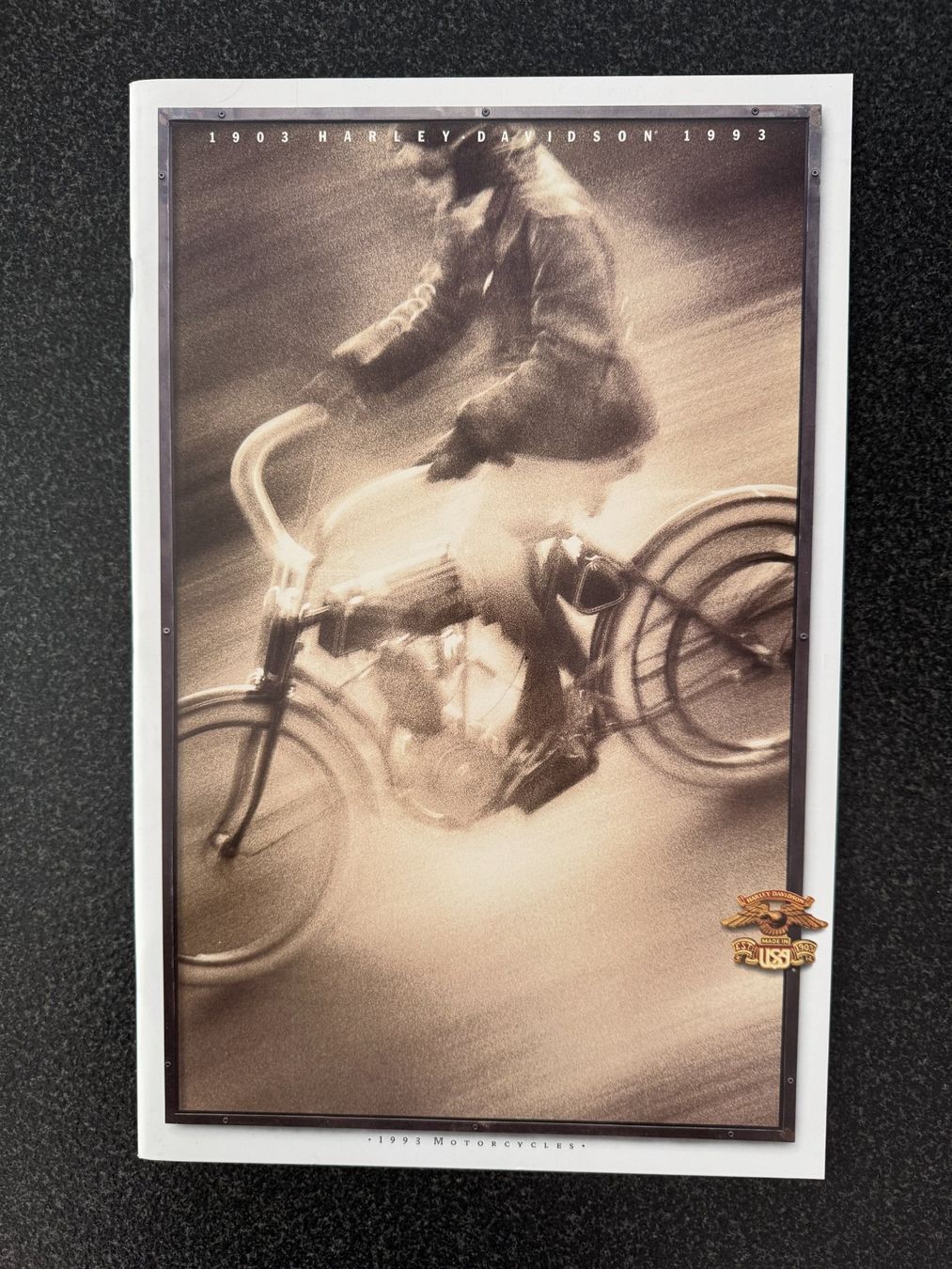 Dokumente: Harley-Davidson Prospekt, Katalog, Broschüre 1993 – Gebraucht aus Niederhasli von Berno 6