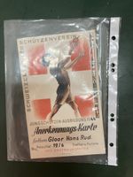 Jungschützen Annerkennungskarte 1944 SSV Schützenverein CH