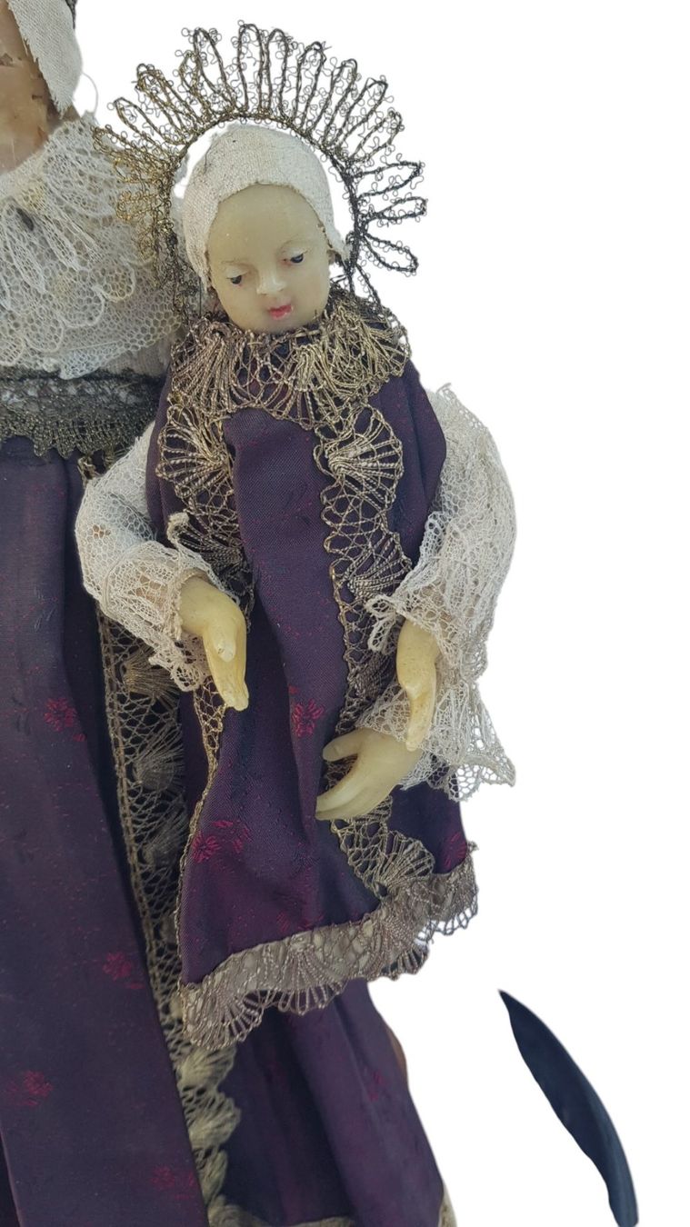 Sculture & Statue: Skulptur Madonna mit Glassturz – Usato da Mörschwil venduto da antiksalon21 5