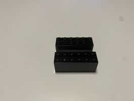 LEGO - 2 - ALTE - SCHWARZE - GEWICHTSTEINE