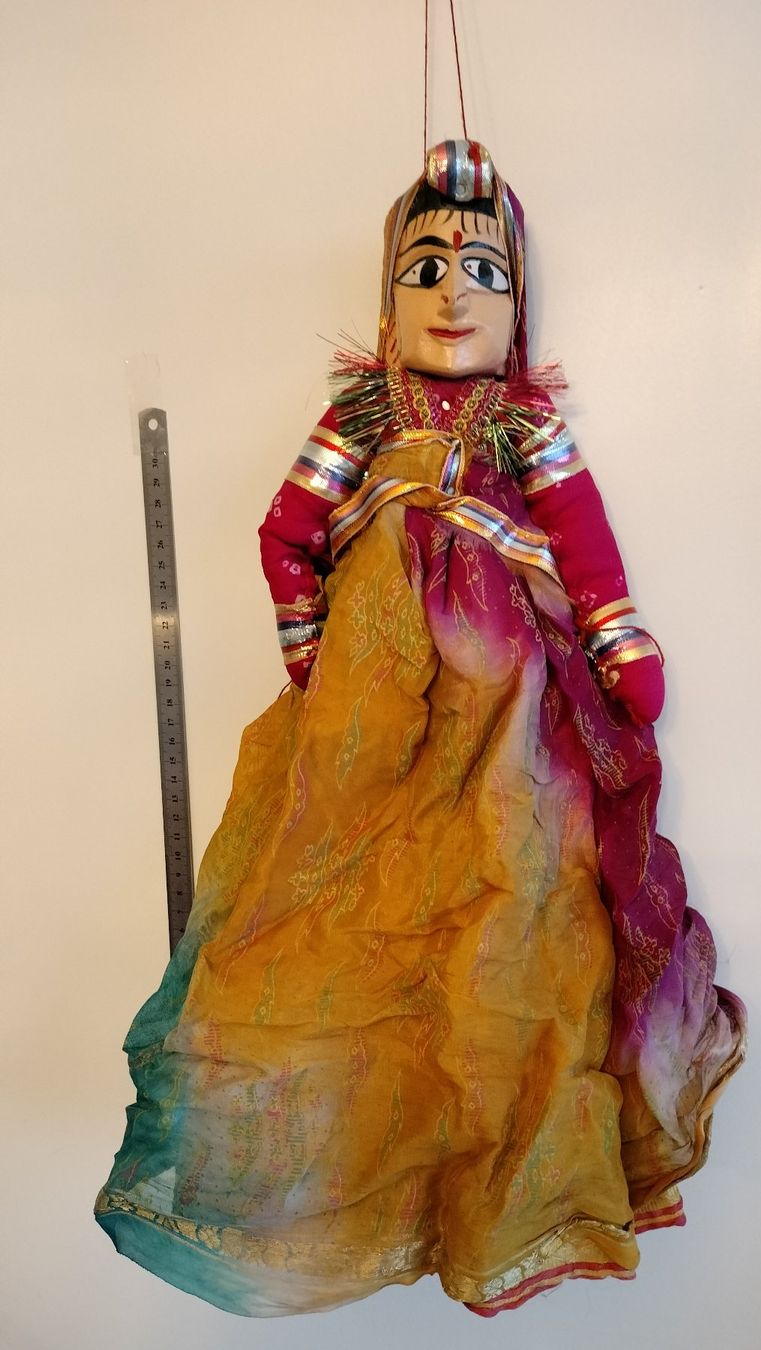 Giocattoli: Marionnettes traditionnelles du Rajasthan – Usato da Fribourg venduto da magomerlino 6