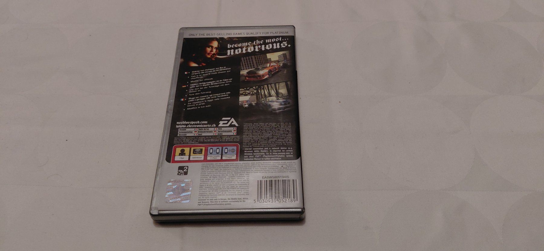 Giochi: Need For Speed Most Wanted  5-1-0 PSP – Usato da Gretzenbach venduto da Uli1980 2