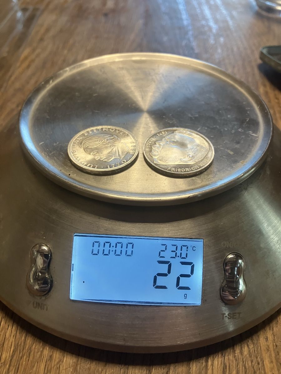 Tutti le monete: Deux pièces de 5 mark argent  – Usato da Puidoux venduto da lemacos 2