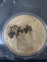 Vergoldete XXL Gedenkmedaille Wilhelm Tell 