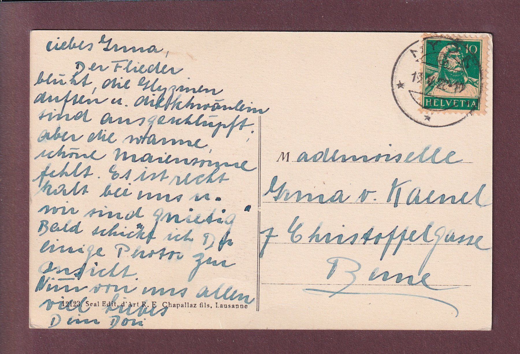 Cartes postales: NYON - Quai - Château - 1928 – D'occasion à Pully par nicecards 1