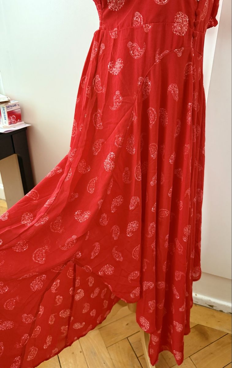 Goa Vestiti: Robe fluide rouge – Nuovo (secondo la descrizione) da Le Locle venduto da tchanatakoua 5