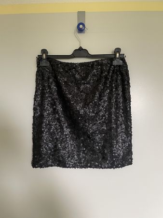 Jupe à paillettes H&M, taille S, comme neuve.