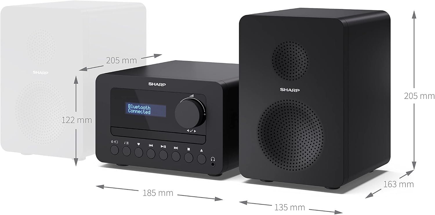 Audio- & Mediensysteme: Stereoanlage DAB+ Bluetooth CD MP3 USB 40 W Schwarz – Neu und originalverpackt aus Schaffhausen von che_p9xl 5