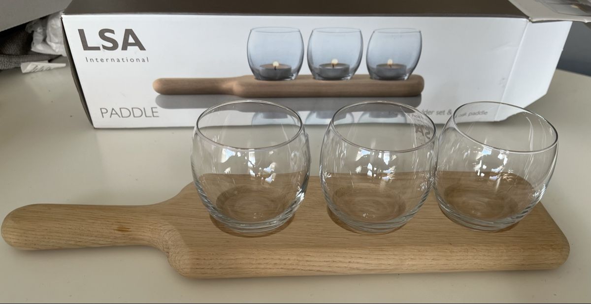 Bicchieri: LSA International - Paddle set with glasses, New! – Nuovo (secondo la descrizione) da Pully venduto da gty_5t6r