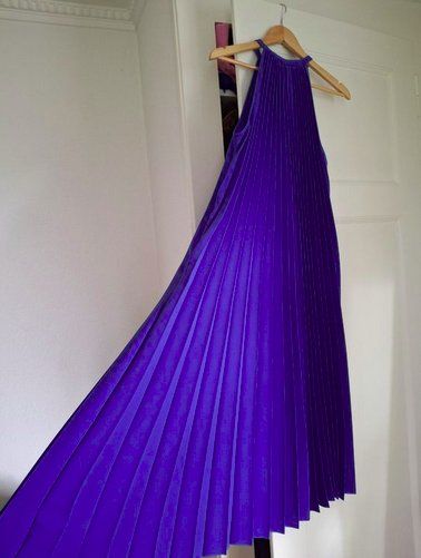 Vestiti: Königsblaues Abendkleid mit Plissee – Usato da Basel venduto da sab_5g5n 2