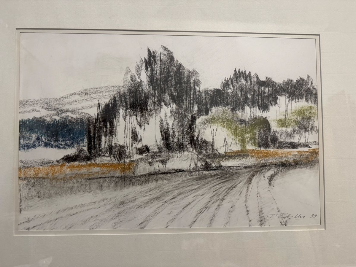 Gemälde: Pierre Bataillard PIED DU JURA 1999 Original Framed Signed – Gebraucht aus Morges von SevArt 3
