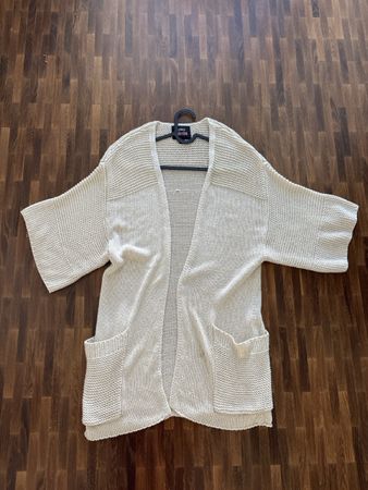 Strickjacke zebra Collection beige Grösse M