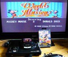 Mega Drive : World of Illusion (star. Mickey Mouse & Donald)