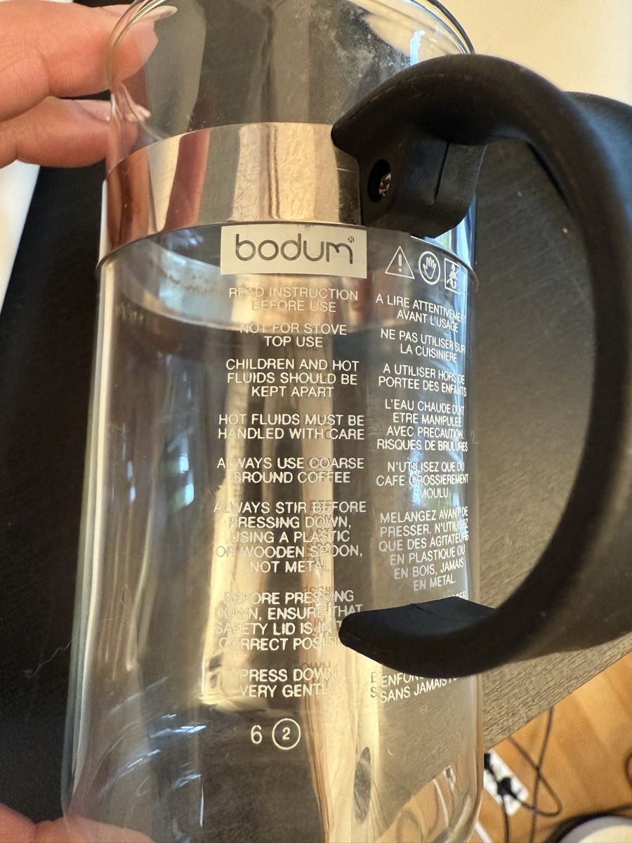 Bodum Macchine per caffè & Macchine per espresso: Bodum Kaffee French Press, 2.5dl – Usato da Les Enfers venduto da samoern 1