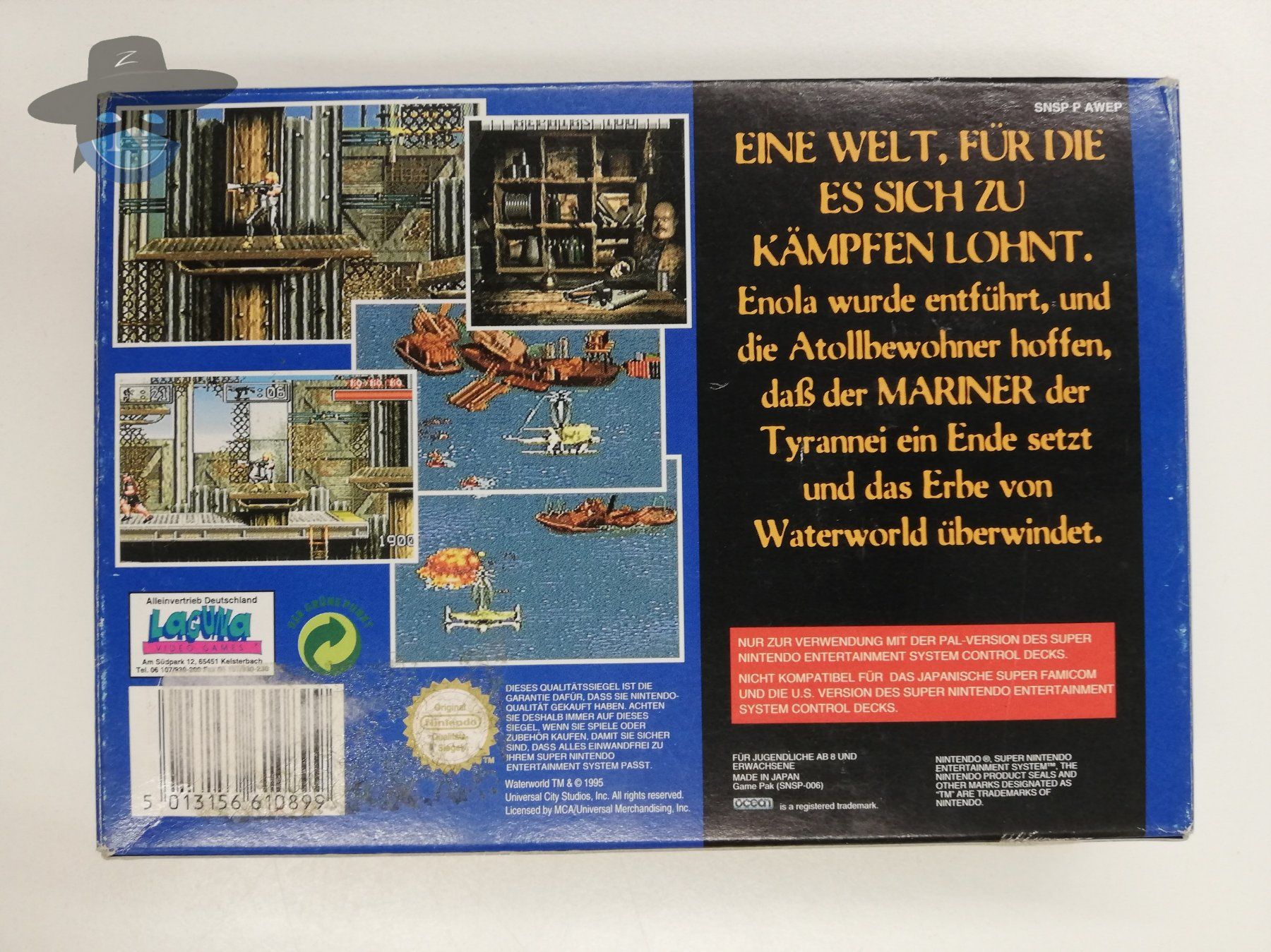 Nintendo Giochi: Waterworld / Super Nintendo SNES – Usato da St. Gallen venduto da zorro_dc 1