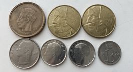 Konvolut Münzen Belgien