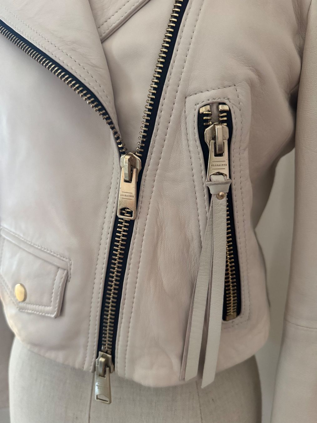 Allsaints Giacche: Allsaints leather jacket – Usato da Zürich venduto da MagicStuff007