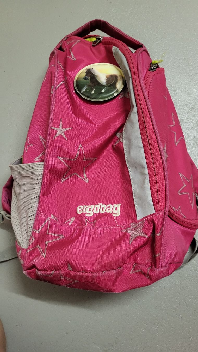 Ergobag Kindertaschen: Ergobag Schulrucksack Set Pink Sterne Mädchen gebraucht – Gebraucht aus Strengelbach von diawit 3