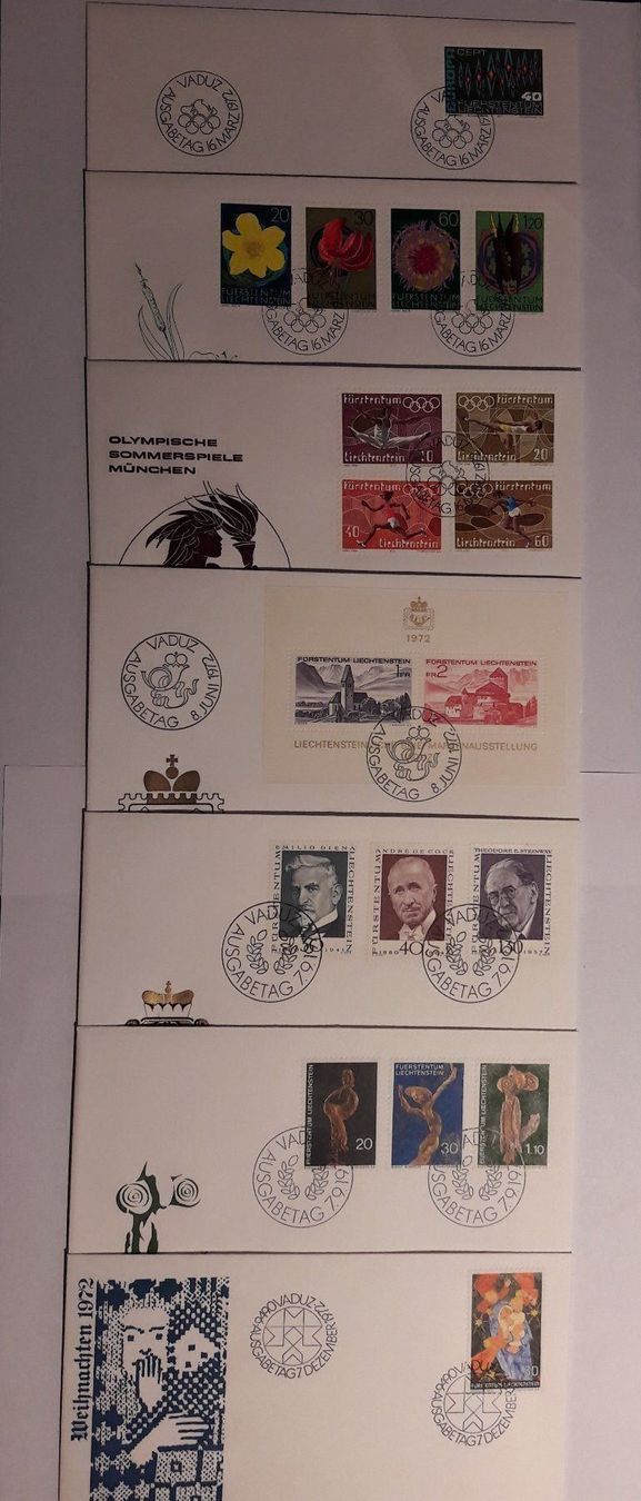 Enveloppes & pochettes d'envoi: 1972 JSA / FDC – Neuf (Voir description) à Alten par Regenwasser