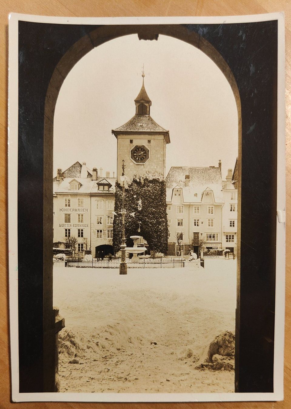 Cartoline postali: Solothurn Winter- AK grossformatig um 1930 – Usato da St. Erhard venduto da Chaeferli6