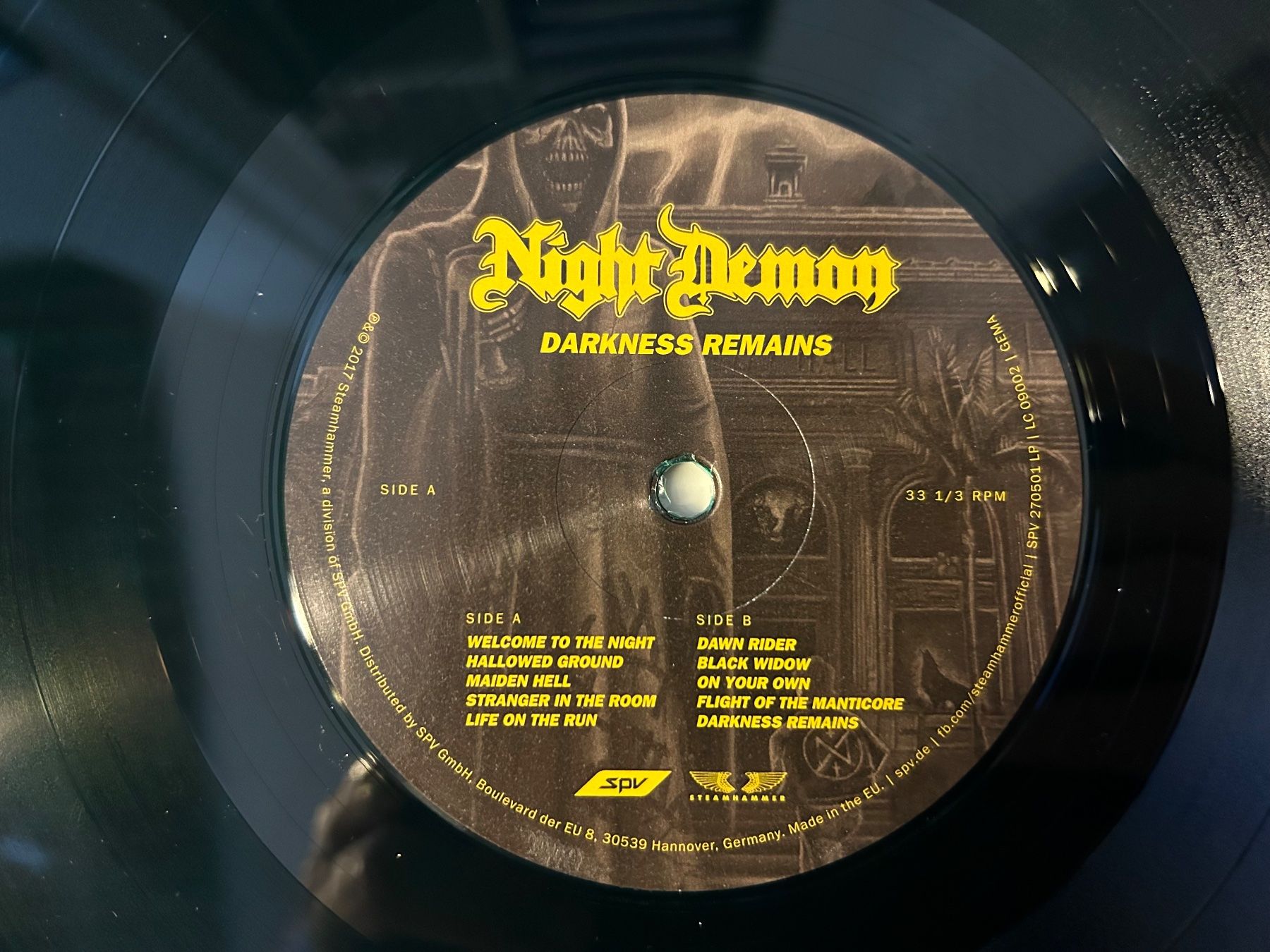 Schallplatten: Night Demon - Darkness Remains  Vinyl LP & CD – Gebraucht aus Aesch BL von BlueMusicRecords 4