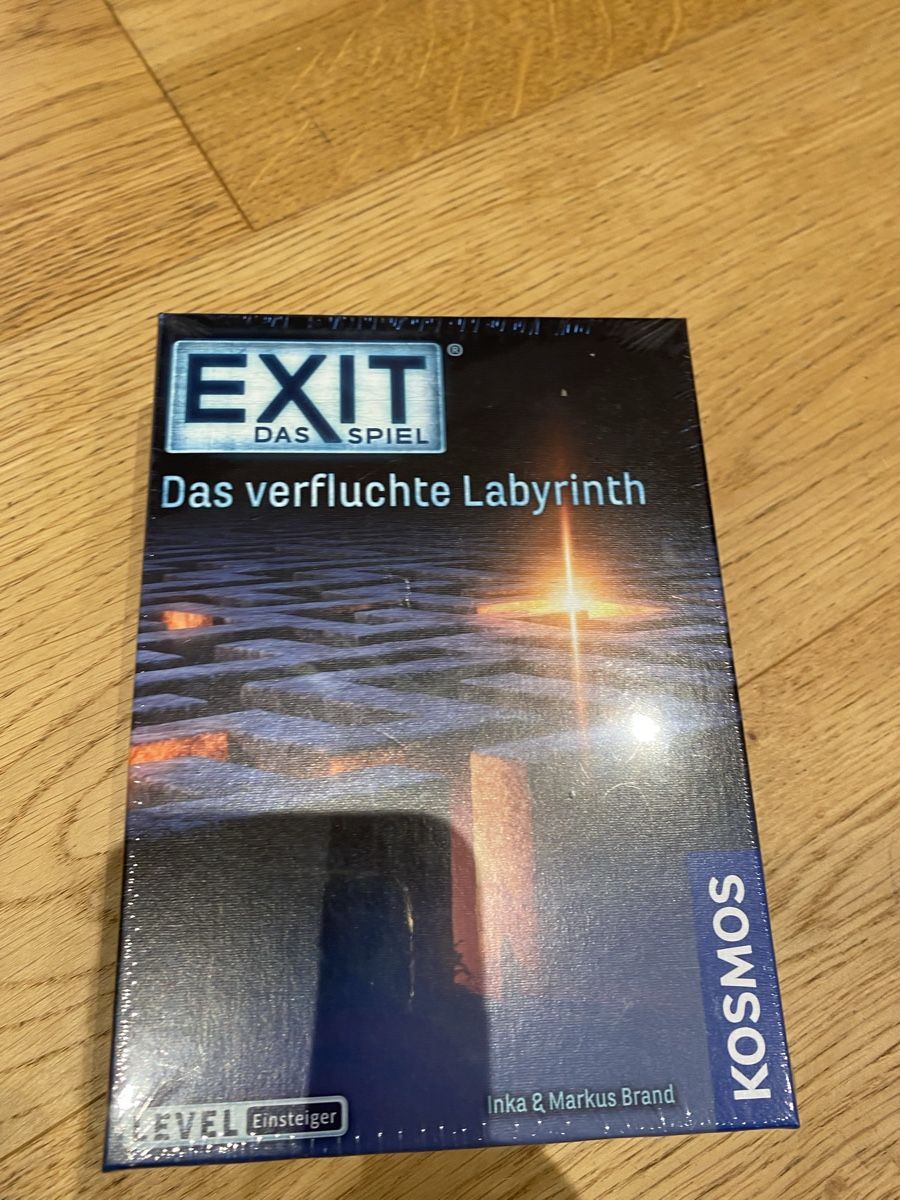 Kosmos Giochi: EXIT Das Spiel: Das verfluchte Labyrinth -Top Zustand! – Nuovo e nell'imballaggio originale da Hohentannen venduto da Hawaii29