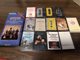 Konvolut 16 Musikkassetten Klassik diverse Interpreten