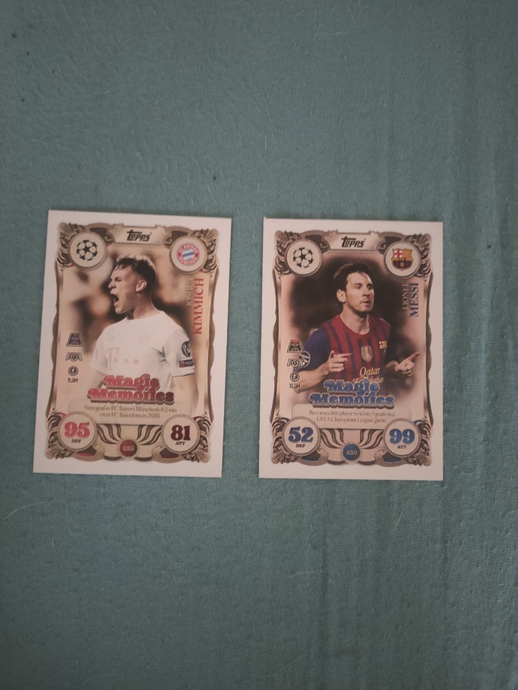 Topps Carte collezionabili: Topps Sammelkarten Kimmich Messi Magic Memories – Usato da Basel venduto da KongoOtto