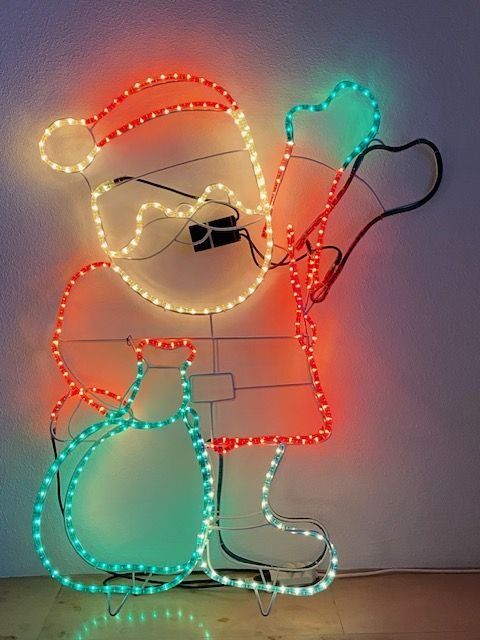 Statuette: Licht Weihnachtsmann Innen- und Aussenbereich – Usato da Pfaffhausen venduto da stepober 1