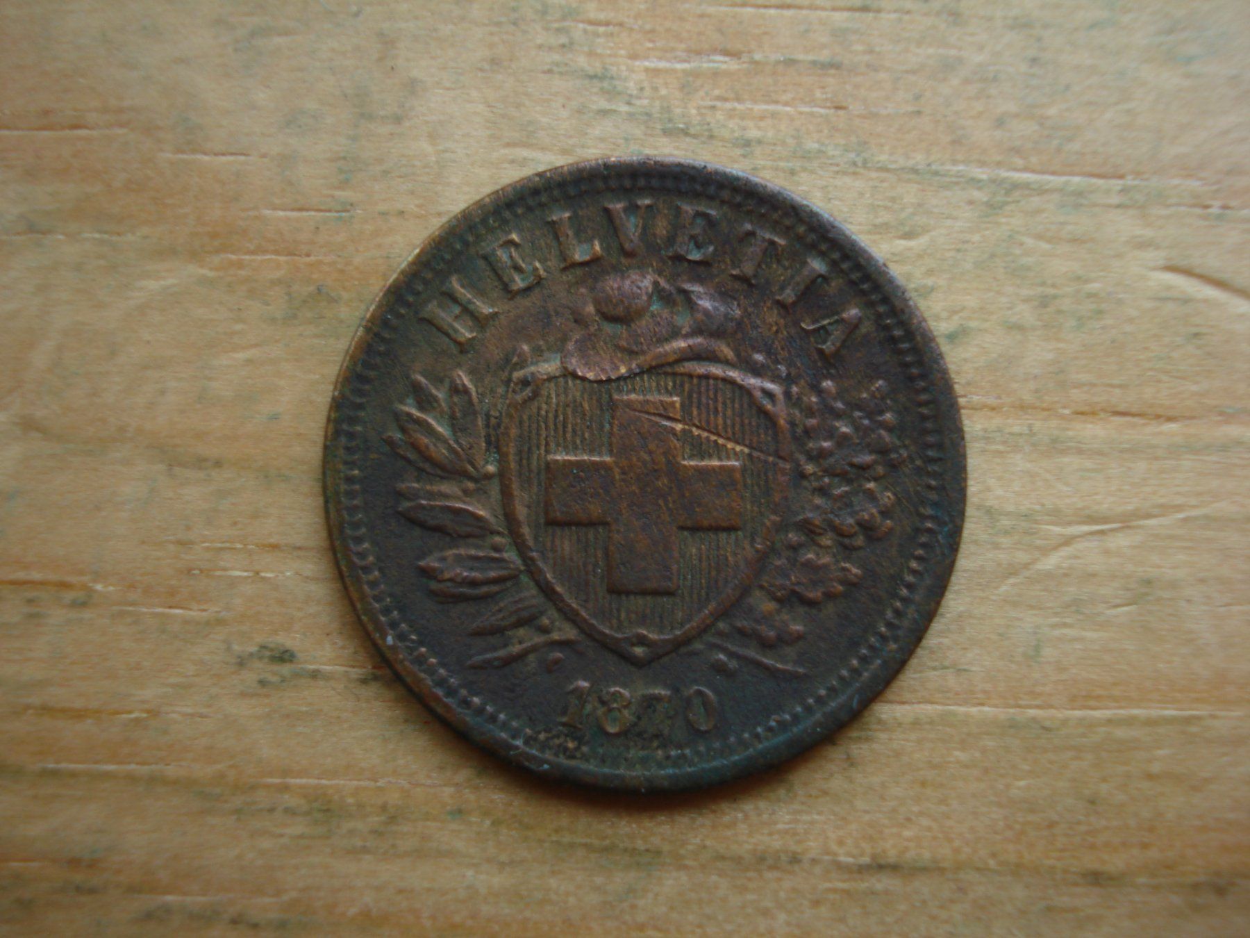 Toutes les monnaies: (S) 2 Rappen 1870 – D'occasion à Erlach par Net-Coins