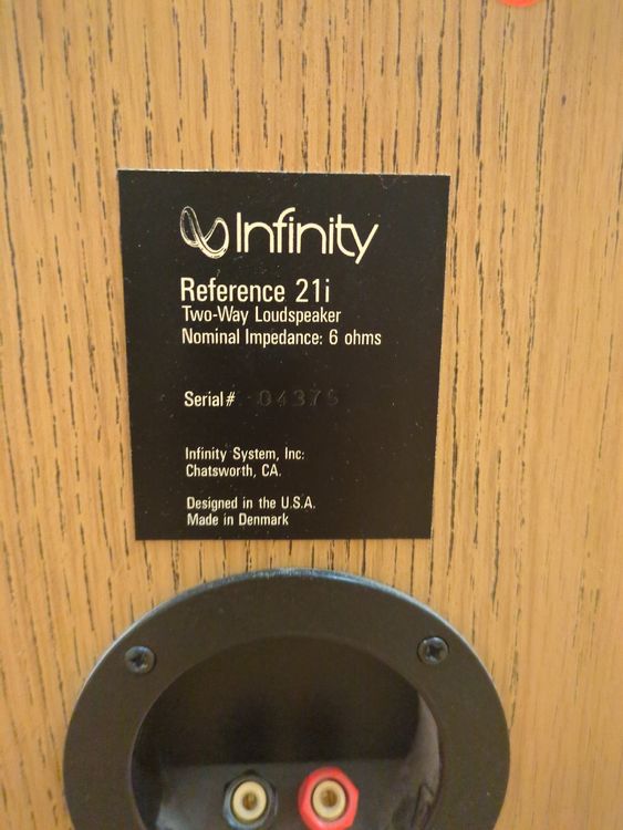 Infinity Reference 21i Boxen – Paar, guter Zustand (Gebraucht) in ...