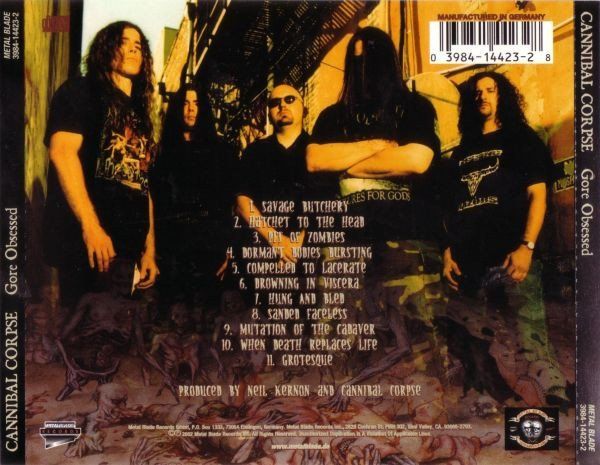 CD: Cannibal Corpse – Gore Obsessed - c – Usato da Brittnau venduto da Zibu 1