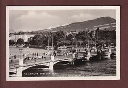 GENEVE - Pont du Mont Blanc - Tram