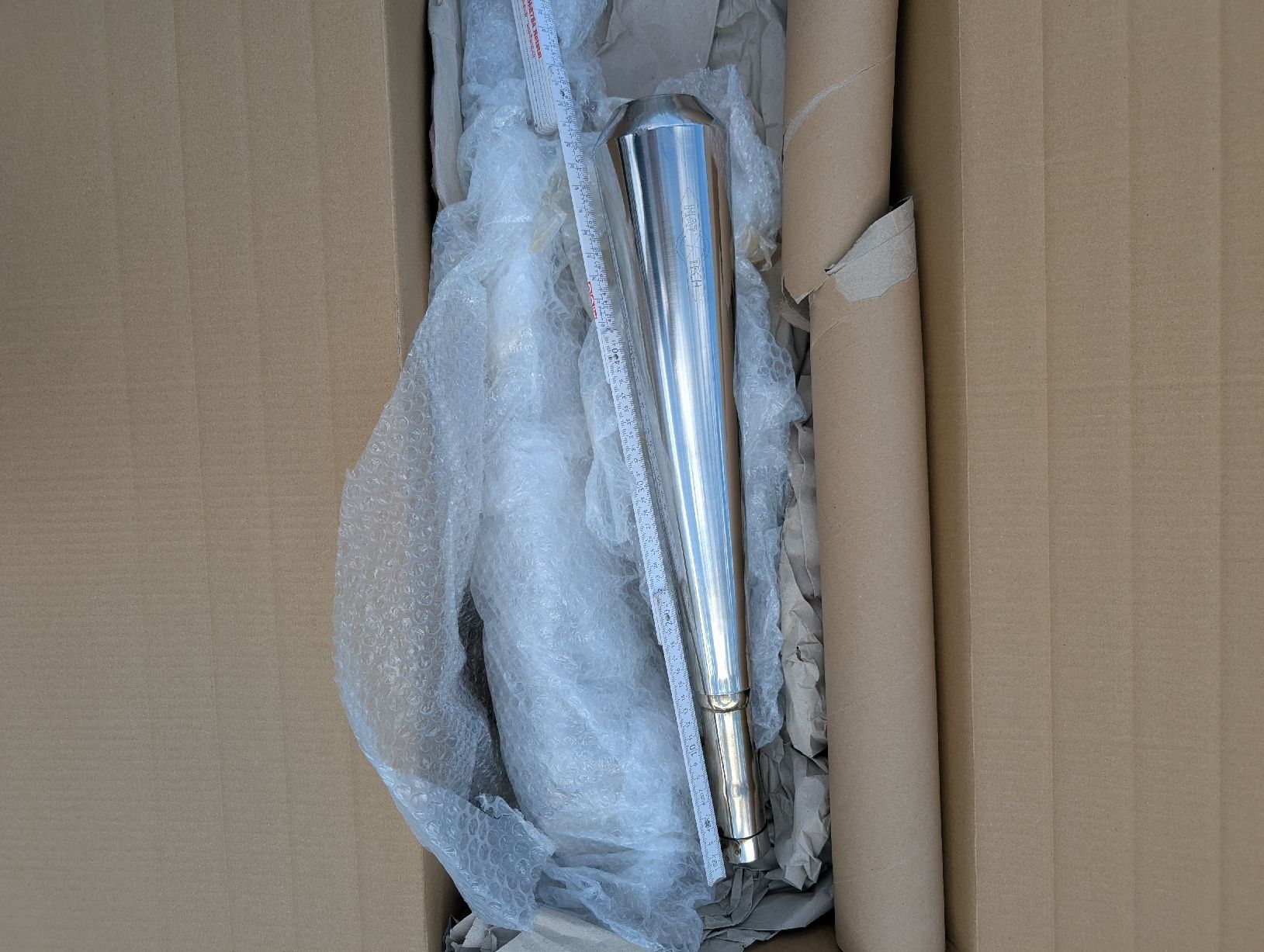 Sistemi di scarico: HAT TECH Auspuff 2 Stk. Endrohr Chrom 60mm gebraucht – Usato da Niederteufen venduto da wagabund