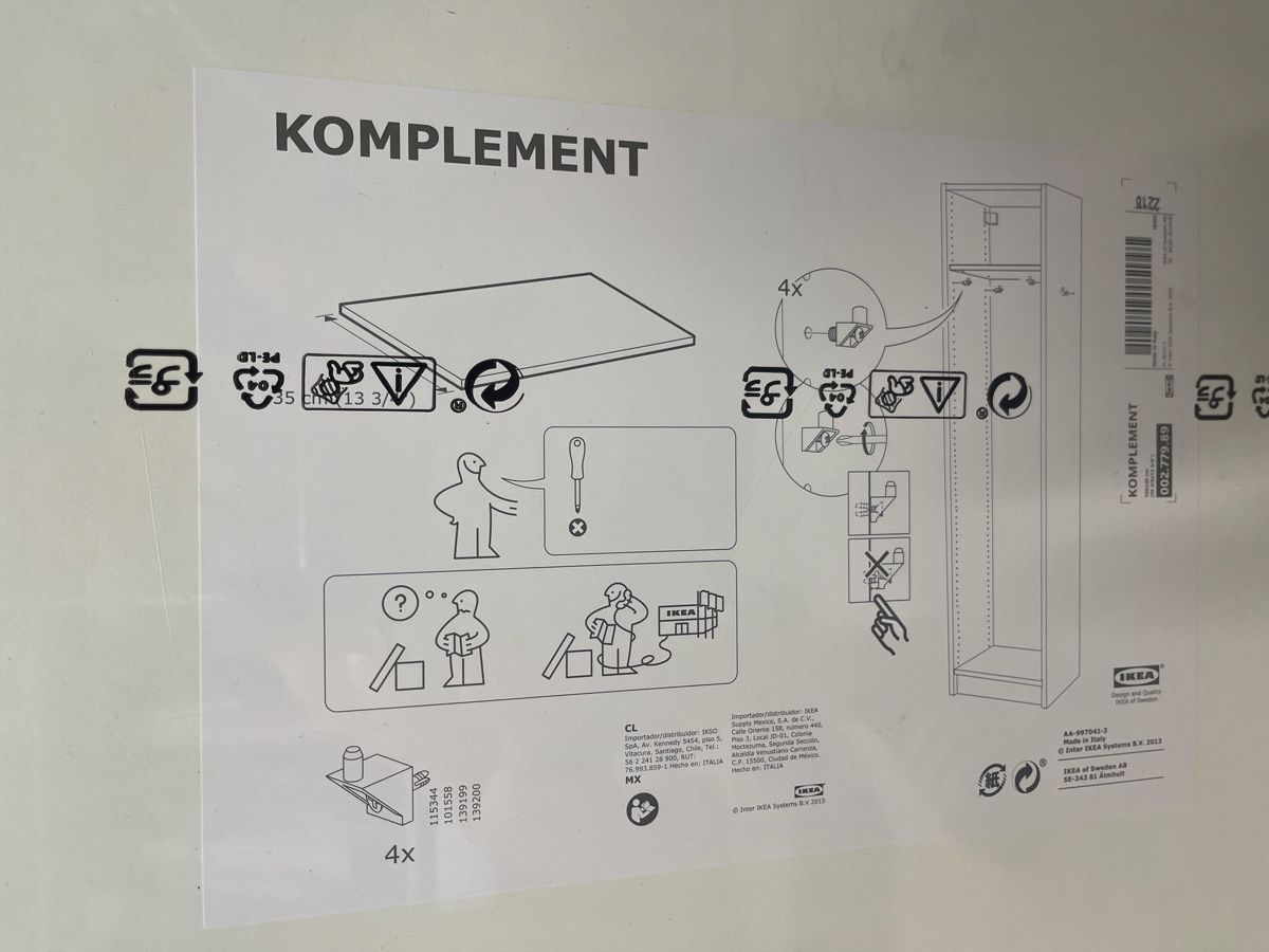 Armoires: IKEA KOMPLEMENT Einlegeboden 100x35cm neu – Neuf avec emballage d'origine à Grüningen par Thommyr 1