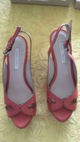 Scarpe di pelle rosa con tacco alto Pura Lopez n. 37.5 nuove