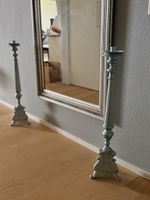 Antike Kerzenständer Shabby Chic Vintage metallic