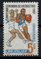 Timbre Uruguay  - 1967 - Basket - neuf