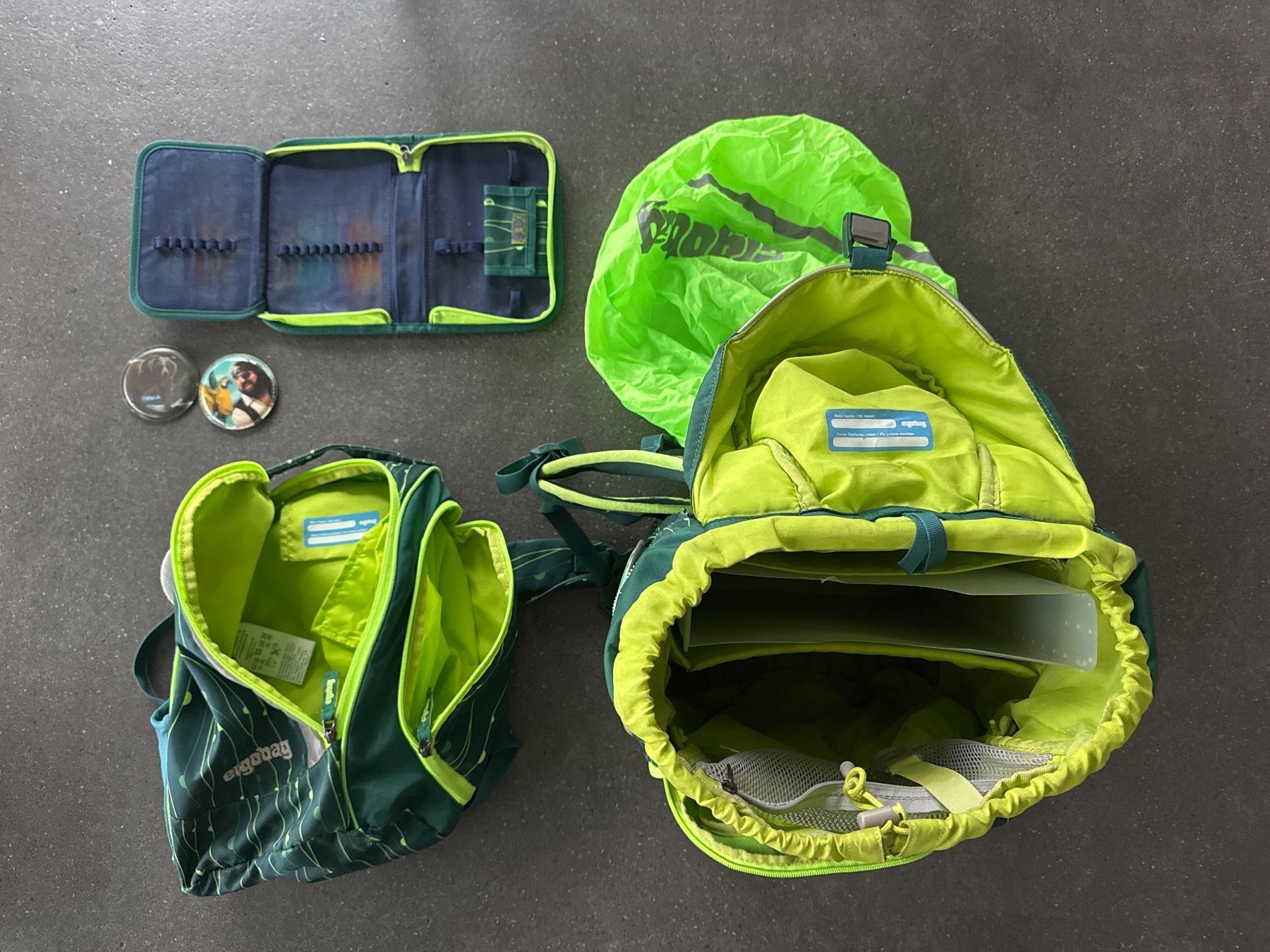Ladenausstattungen & Messebau: Ergobag Schulrucksack-Set – Gebraucht aus Oberdorf SO von lemonsqueezer 1