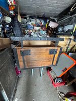 Alte Truhe, Holztruhe, Schatztruhe, Vintage Deko Truhe 55
