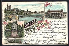 Litho Basel, Panorama, Zentralbahnhof un