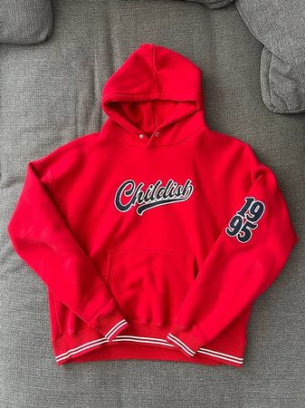 Childish Hoodie Rot L