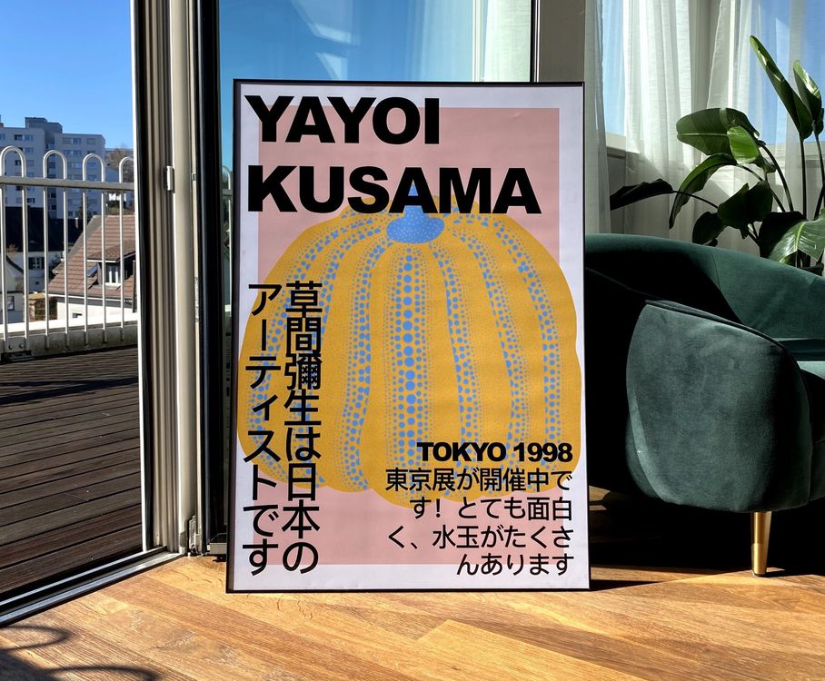 ARTINSPIRIO Yayoi Kusama Plakat (Only Poster, 60x80 Produktbild-Vorschau 4