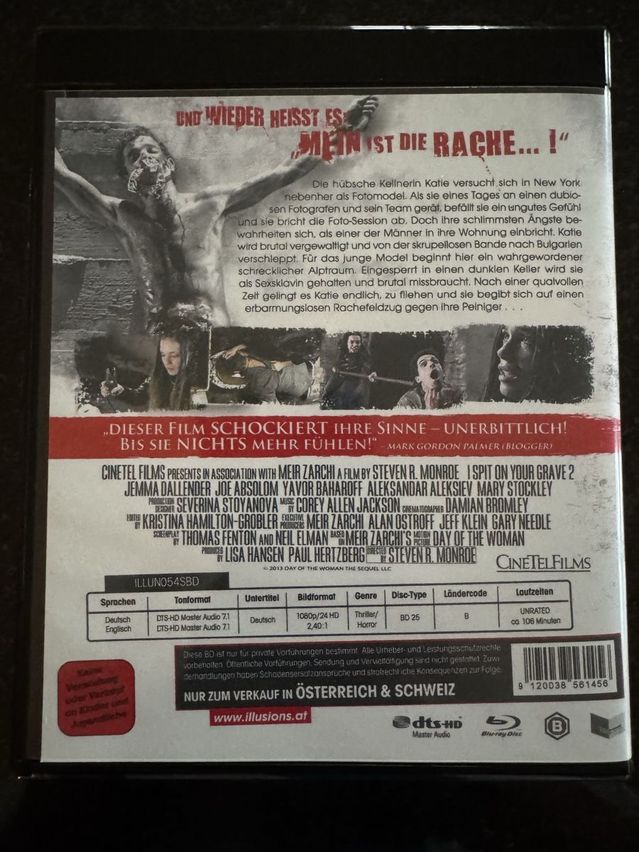 Tutti i DVDs: I Spit on Your Grave 2 - Blu-ray - Unrated – Usato da Wasen im Emmental venduto da slash84 1